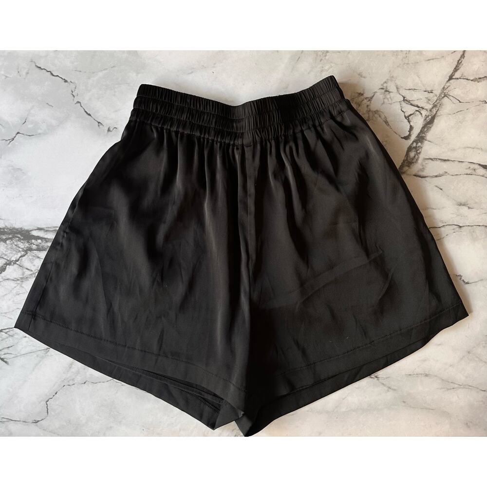 Generation Love Amy Satin Shorts - Black XS